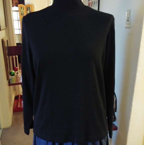 Black Top Kim Rogers Long Sleeve Cotton Shirt - Picture 8 of 8